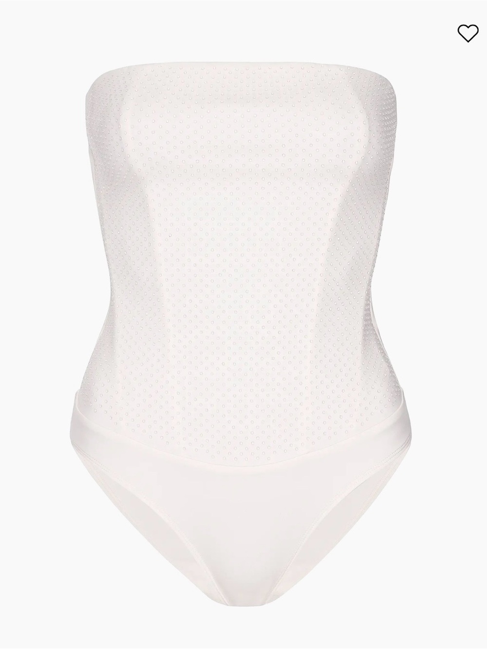 Good American Sculpting Corset Strapless Crystal Bodysuit